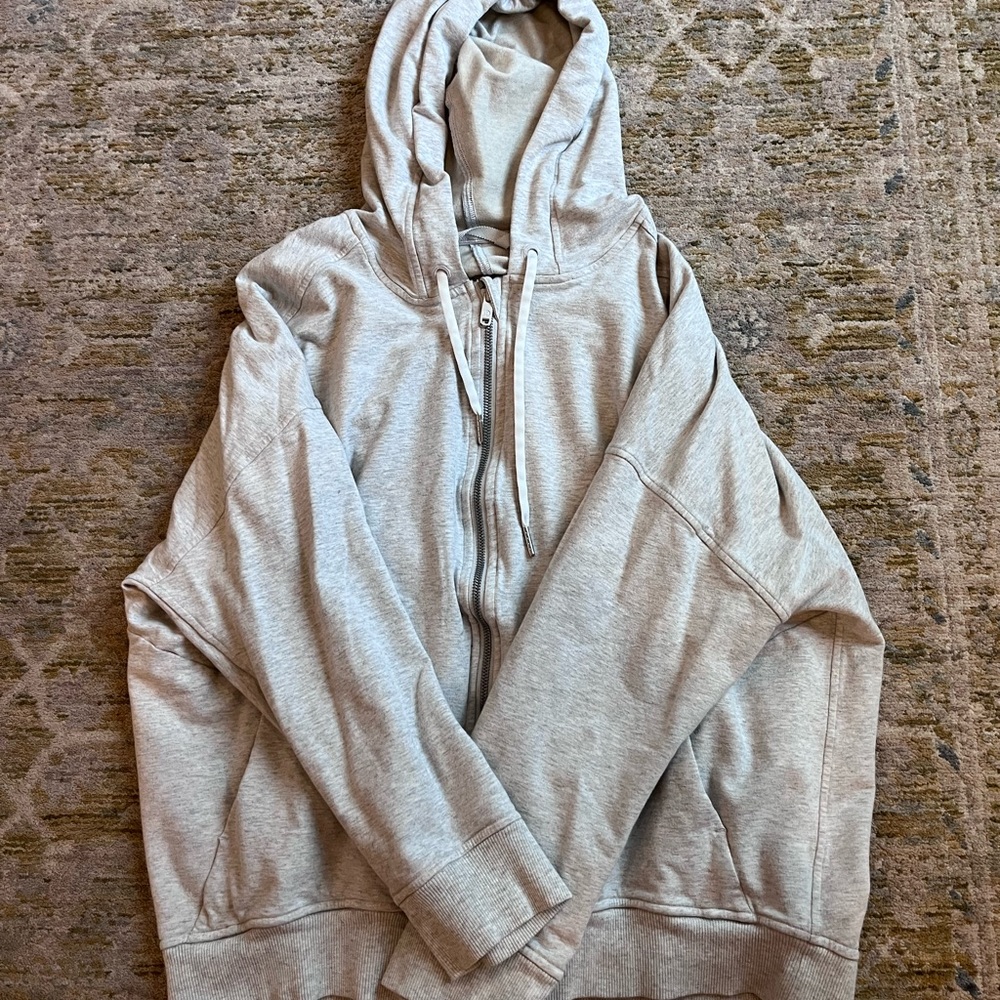 Lululemon oversized zip-up hoodie